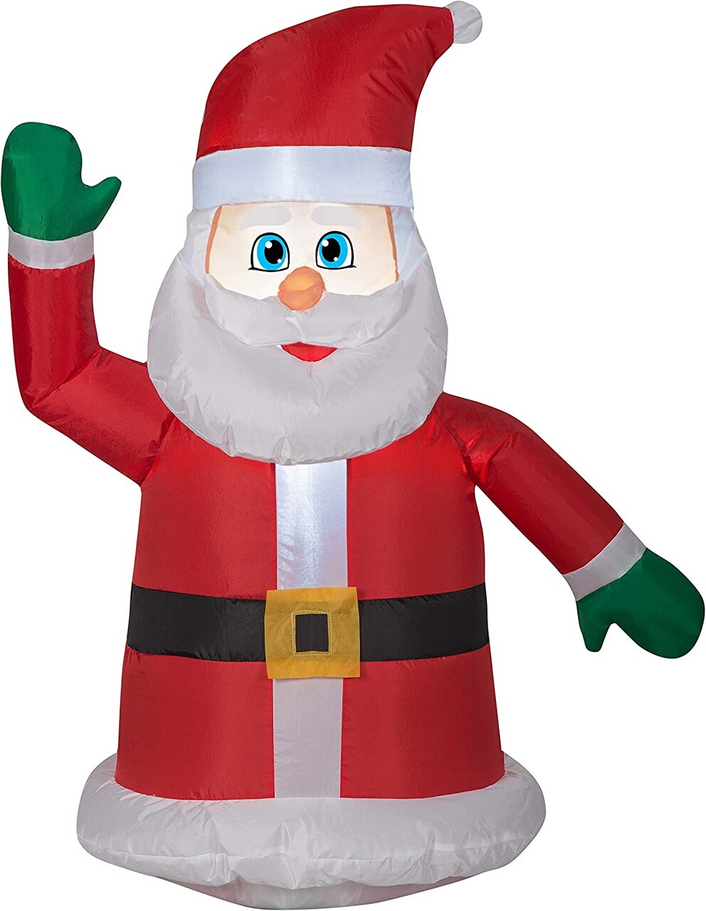 3' Gemmy Airblown Inflatable Christmas CAR BUDDY Santa Claus 117645